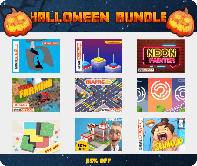 GamePolygon Halloween Bundle | 9 Codes worth $1,111 USD -85% OFF NOW! - Sell My App