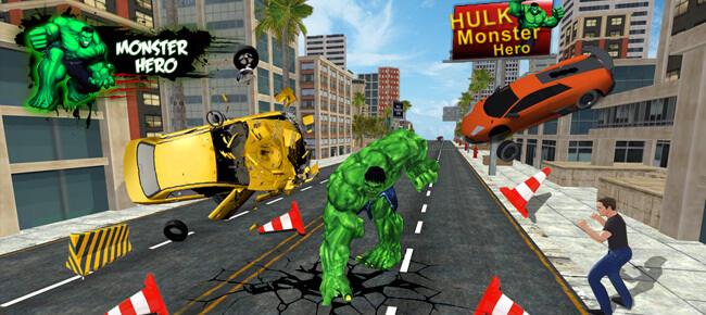 Monster Super Heroes : Incredible Fight In City