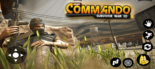 Army Commando Survivor War 3D – Premium Template