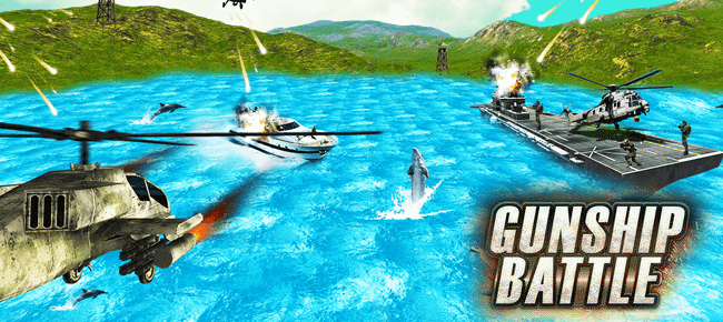 GUNSHIP BATTLE Helicopter Simulator 3D Air Attack