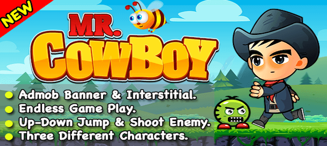 Mr CowBoy – Endless Game For Android