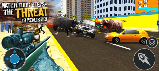 Bull Attack game: Bull shooting 2019