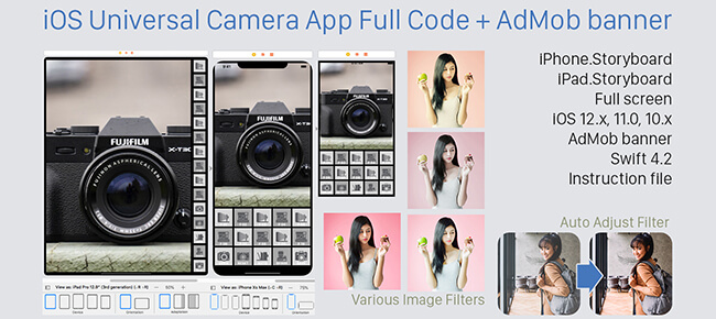 Buy Ios Universal Camera App Source Code Sell My App