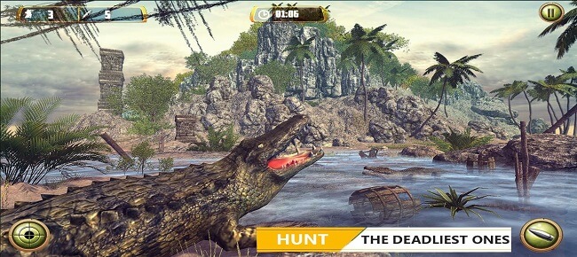 Crocodile Hunt Wild : Black Water Reptiles Hunting