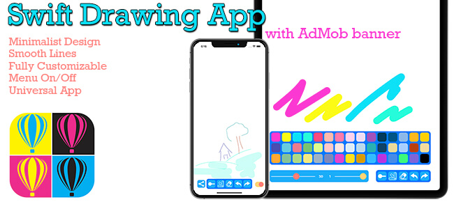 Swift Drawing App With Admob Banner